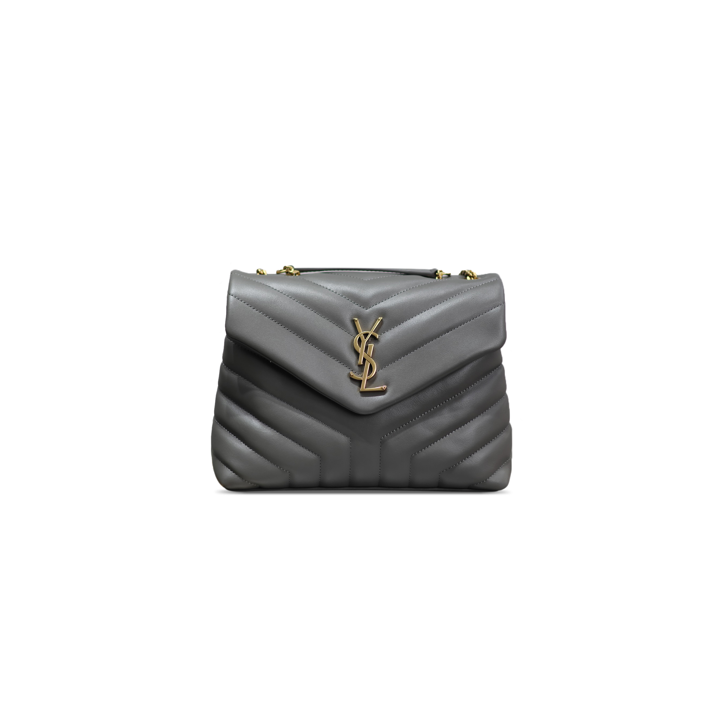 YSL LOULOU SMALL IN QUILTED LEATHER 494699 (23*17*9cm)